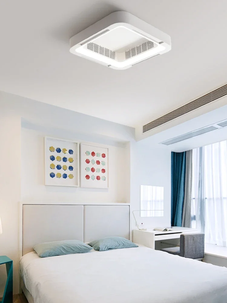 Luz LED Ventilador de Teto com Controle Remoto, Luzes Doméstica Silenciosas, Lâmpada do Teto, Lâmpadas de Cobertura Grande, Controle Moderno do Telhado, 220V