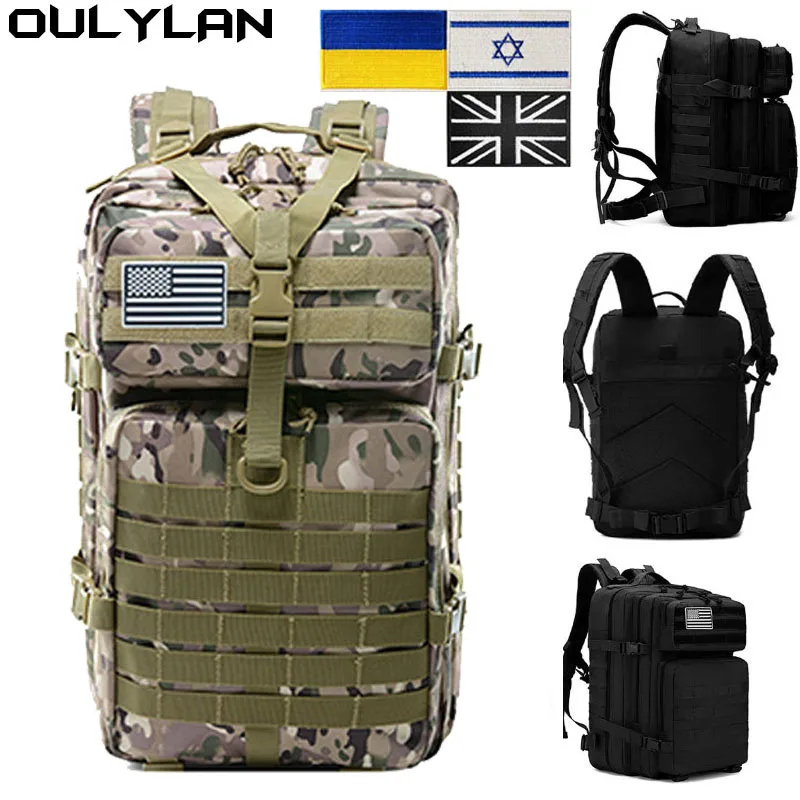 

Мужские рюкзаки 30L или 50L, 900D, нейлоновый водонепроницаемый тактический рюкзак, уличная сумка для рыбалки, рюкзаки для кемпинга, охоты, пешего туризма