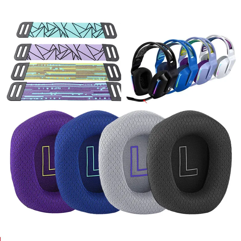 Replacement Earpads Ear Cushion Pads for Logitech G733 g335 g733 Headphones Headphone Earpads Covers Ear Pads