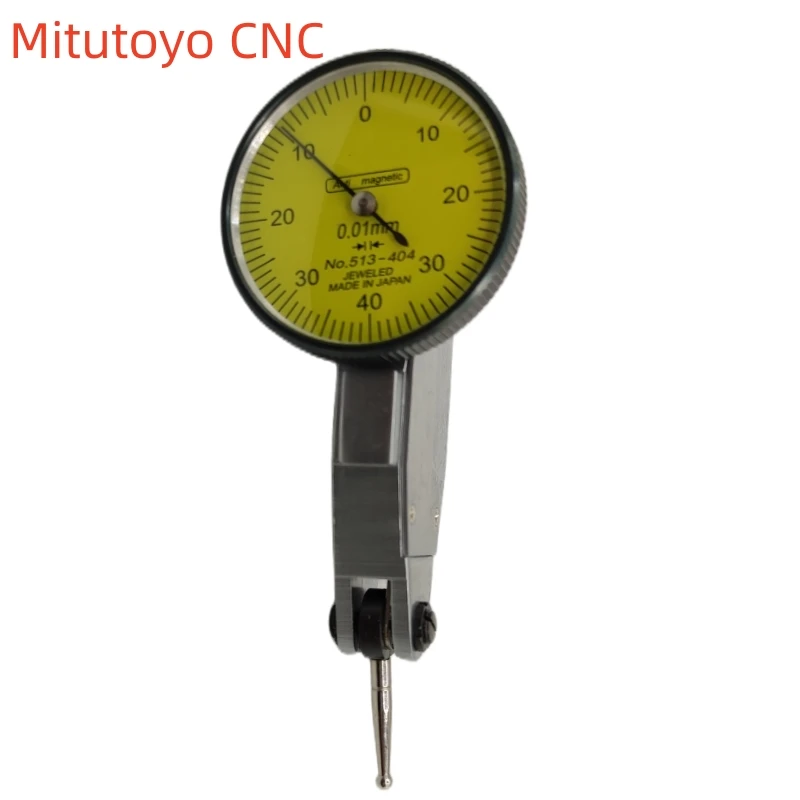 

Mitutoyo CNC Brand Lever Table Dial Indicator 0-0.8mm 0.01mm Gauge Scale Metric Dovetail Rails Indicator Measuring Tool 513-404