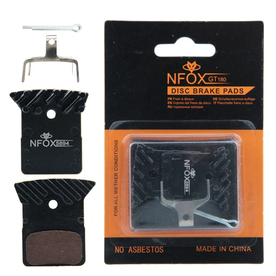 

NFOX road vehicle scooter electric vehicle hydraulic brake disc brake radiator brake pad resin semi metal ceramic copper base