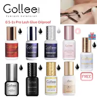 Gollee 0.5-1s Fast Adhesives for Eyelash Extensions No Odor Glue Eyelash Extensions No Irritation Lash Extension Supplies Makeup 1