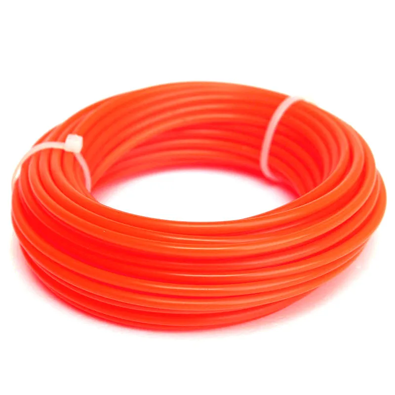 Trimmer Strimmer Brushcutter Nylon Cord Line Wire String Rope grass trimmer line trimmer line 4mm*5000mm Thick 4.0mm Replacement for Grass Strimmer