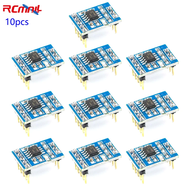 RCmall 10PCS MAX3485 Module Converts TTL to RS485 Usart Communication Accessories Serial Parallel Multi-computer Communication 4g lte dtu wireless transparent communication module transmits rs232 485 serial port full netcom communication hf2411