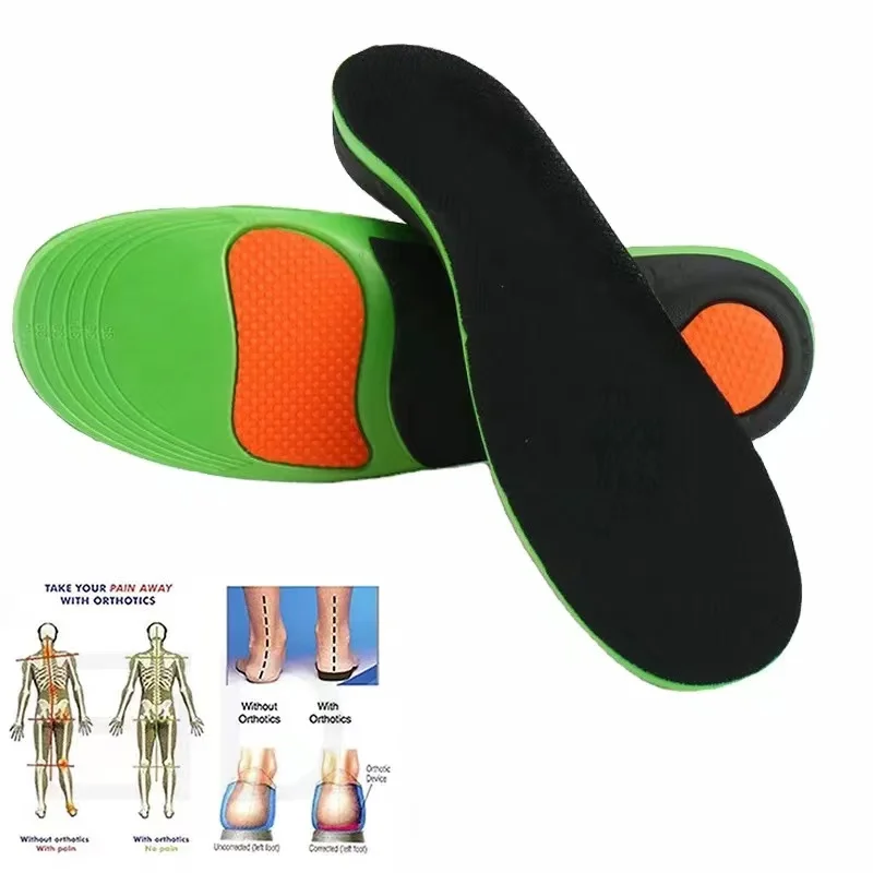 Socks Insole EVA Orthopedic X/O Leg Correction Flat Foot Arch Support Sports Shoes Insert Outdoor Hiking Travel Essentials