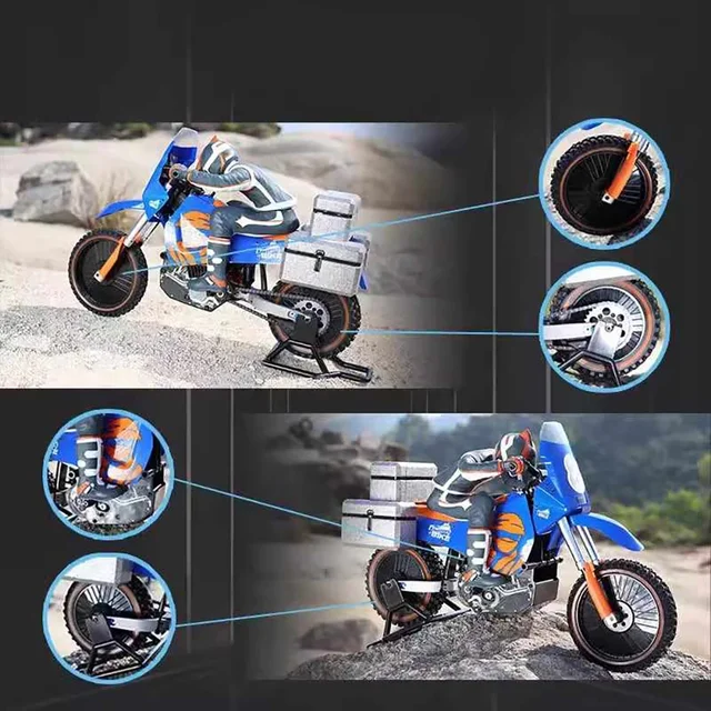 PD Racing 1/4 RTR 2S Remote Control Motorcycle Off-road Racing Electric Brushless RC Model Motorcycle Adult Children's Toys 4
