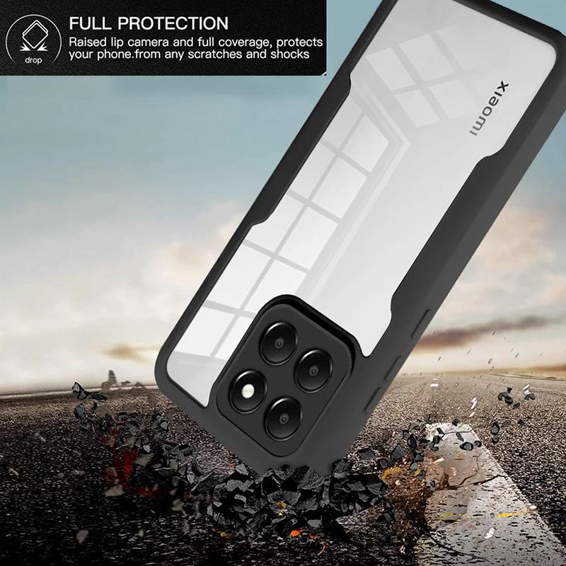 Double-Sided Silicone Shockproof Full Body Phone Case