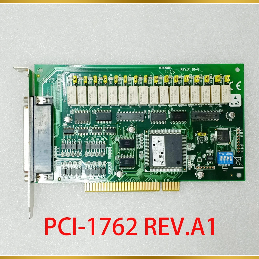 

16-Channel Isolated Digital Input And 16-Channel Relay Output Card For Advantech PCI-1762 REV.A1