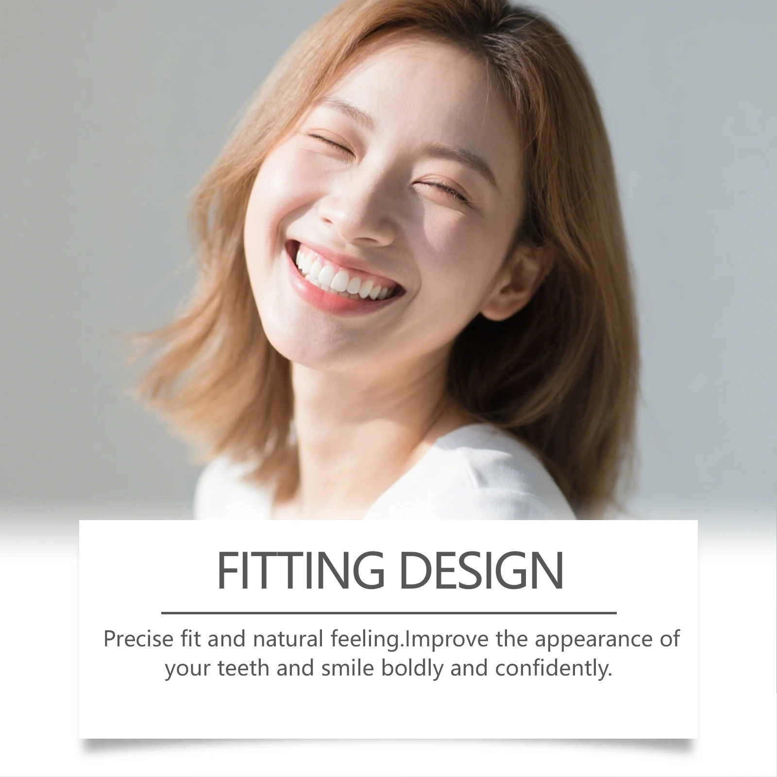 Adjustable Clip-On Dentures - Enhances Smile Aesthetics, Made of Comfortable Material, Dental Cosmetic Cover