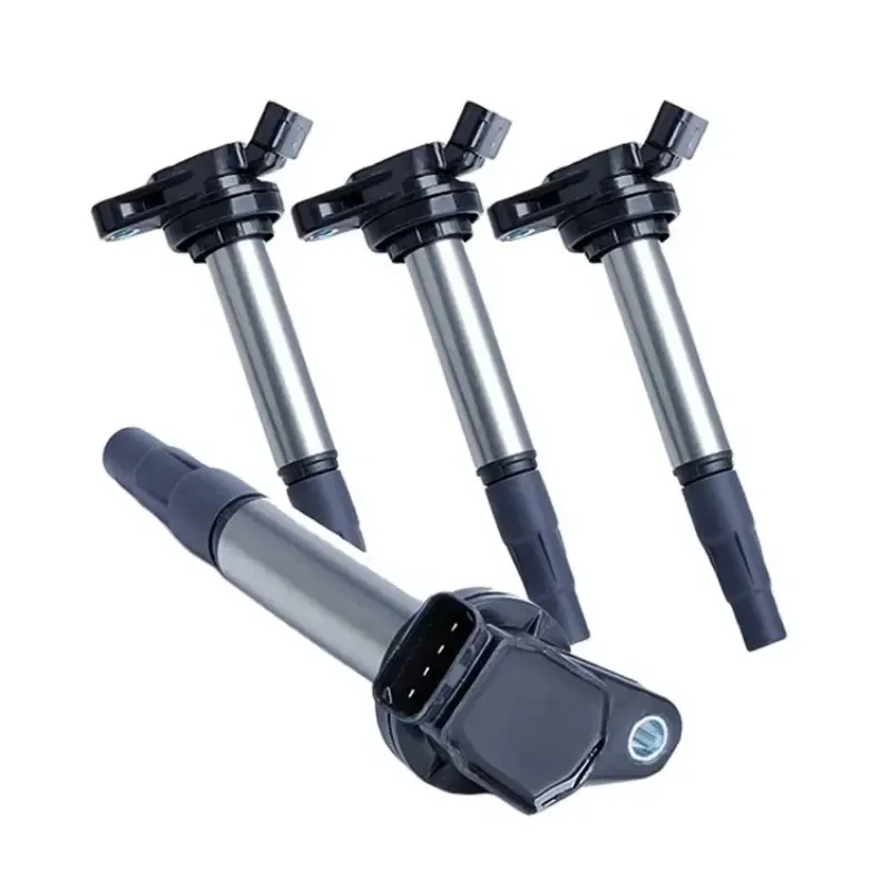 Ignition Coil Igniter Car Ignition Parts Ignition Device 4PCS Ignition Coils 90919-02258 Fit For 2009 Toyota Corolla Prius 1.8L