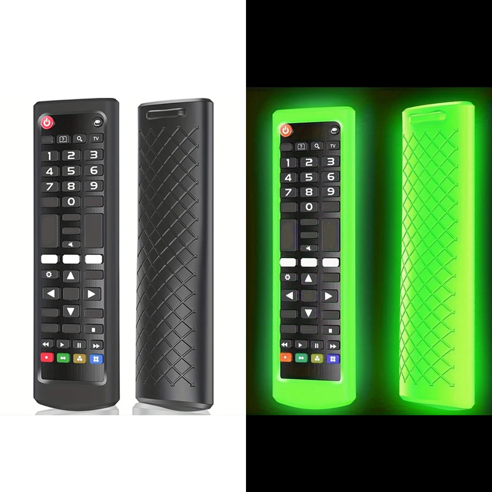 Silicone Remote Case 2pc Protective case for AKB series remote control Durable silicone case with non-slip grip for LG remote control Silicone Remote Cover Silicone Remote Sleeve Remote Controller Cover Silicone Case Protector