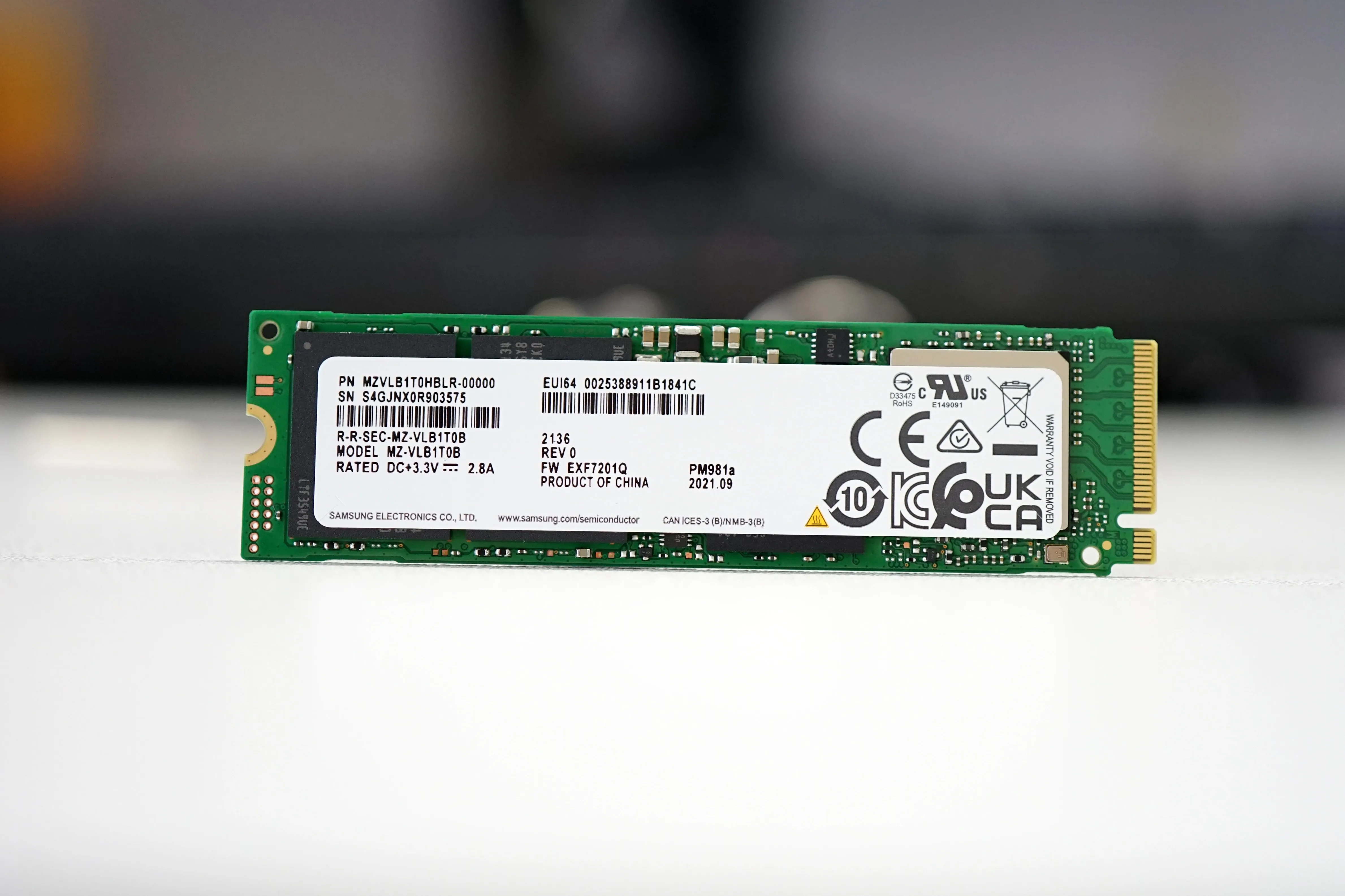 SAMSUNG SSD M.2 PM981A NVMe PCIe 3.0 x4 256GB 512GB Internal Solid State Drives M2  Laptop Desktop 1tb 2TB hard drive best internal ssd for pc