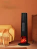 3D Dynamic Flame Electric Fireplace Heater Simulation Tower Flame Mountain Home Heaters Bedroom Bathroom Small Heat Blower 6