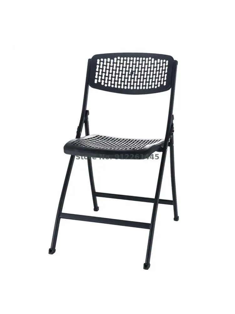 PlasticFoldingChairBackChairThickenedConferenceChairPortable