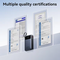 Vention 65W Portable Power Bank 20000mAh PD Fast Charging with Built-in USB Type-C Cable for Laptops iPhone 16 15 14 13 Pro Max - Ảnh 6