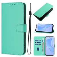 Realme 8 Case on For OPPO Realme 8 Wallet Cover sFor Realme8 Pro 8Pro RMX3085 RMX3081 Candy Solid Color Leather Phone Case Funda 2