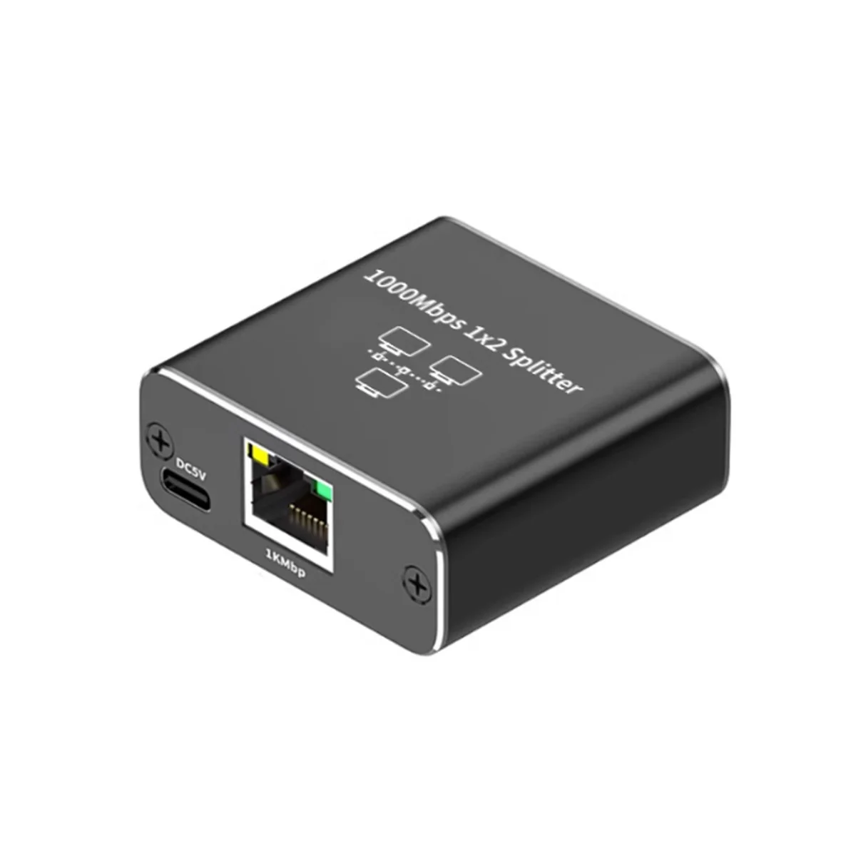 

Разветвитель Ethernet гигабитный 1 в 2, 1000 Мбит/с, Cat5/6/7 Splitte