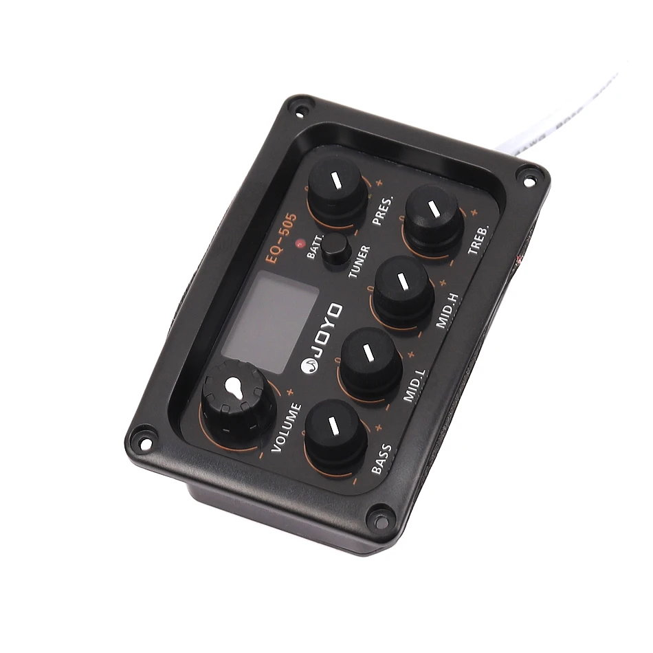 Acústico com Lcd Botão de Volume de Controle de Baixo Joyo Musical Equalizador Captador Afinador Afiado Meio Kit Completo 5 - Image 2