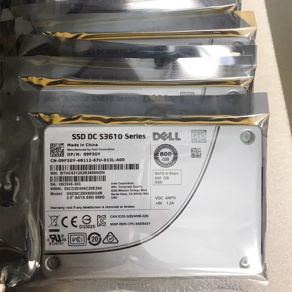 Intel純正SSD・800GB・データセンター対応・超高耐久HET-MLC