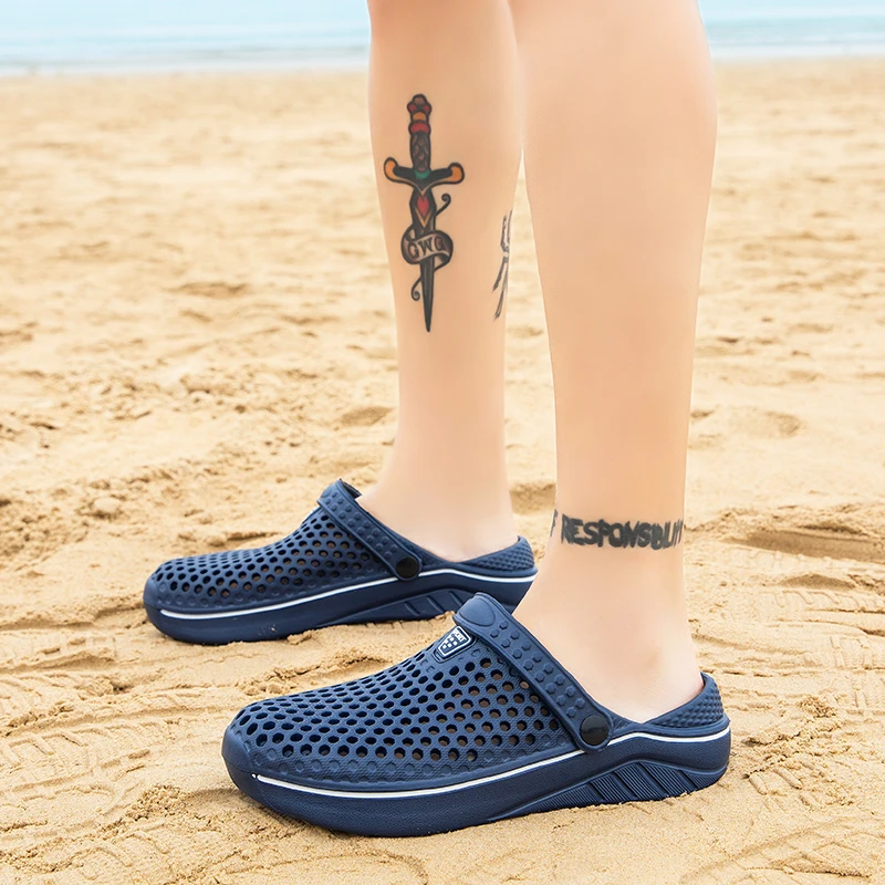 Women's Outdoor Slippers Fashion Men Slippers Original Ladies Sandals Home Shoe Women Summer Beach Sandals Woman Platform Slides