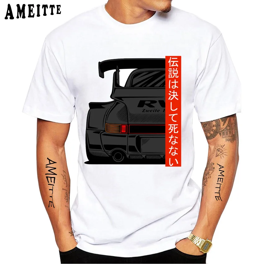 Abbigliamento Automobilistico Rwb 993 964 Jdm Tuning Car Classic T-Shirt New Summer Men Manica Corta Hip Hop Boy White Casual Tees Magliette