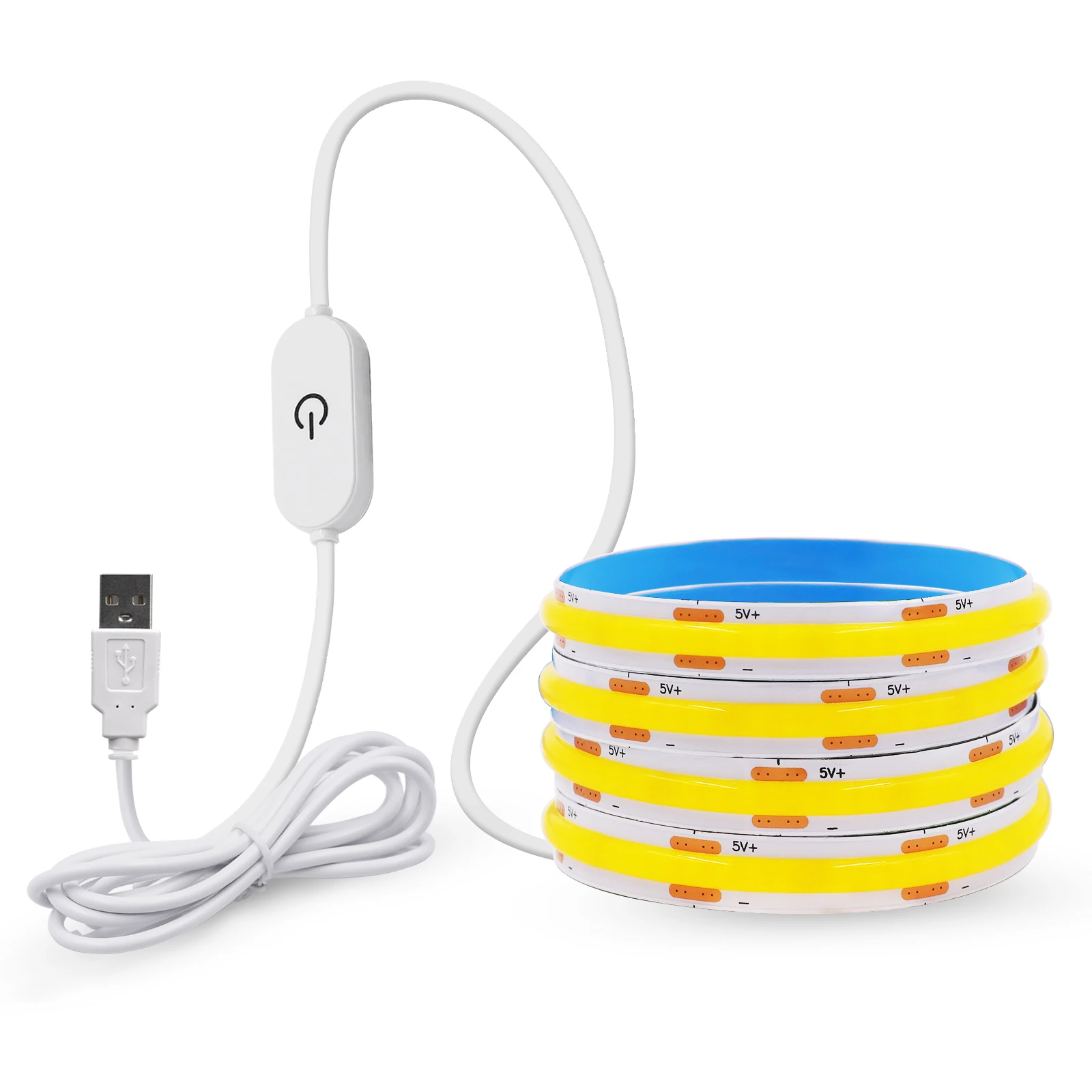 ตัวเลือกสินค้า LED Strip Light ยืดหยุ่น 320 LED หรี่แสงได้ DIY