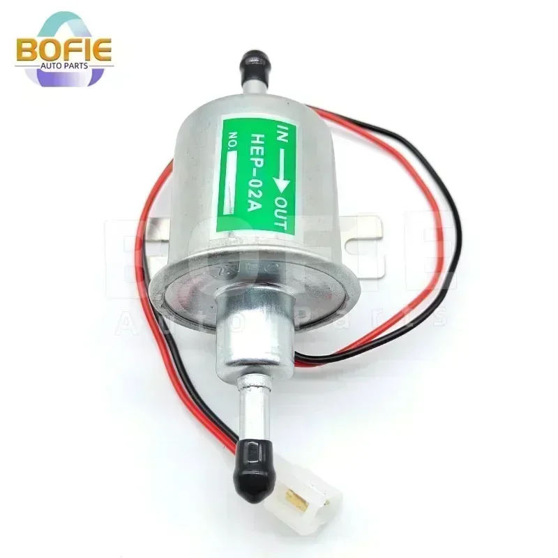 12V HEP-02A Universal 2.5-4 PSI Gas Diesel Inline Low Pressure car Electric Fuel Pump HEP02A in stock for car fuel pump