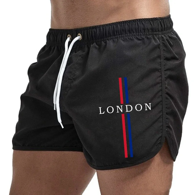 Mens Beach Shorts Quick Dry Sporty Running Cycling