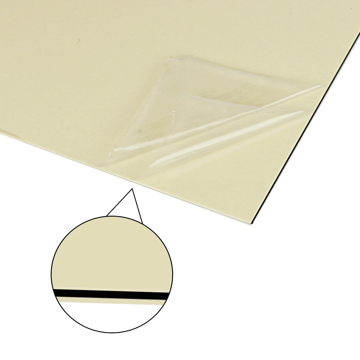 FLEOR 1pc Blank charra elettrica battipenna materiale foglio piastra antigraffio 43*29cm per parti di charra fabbricazione personalizzata FLEOR 1pc Blank charra elettrica battipenna materiale foglio piastra antigraffio 43*29cm per parti di charra fabbricazione personalizzata