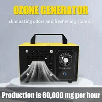 ATWFS 220V 60G Ozone Generator Purifier Cleaning Formaldehy Air Cleaner Ozono Disinfection Sterilization