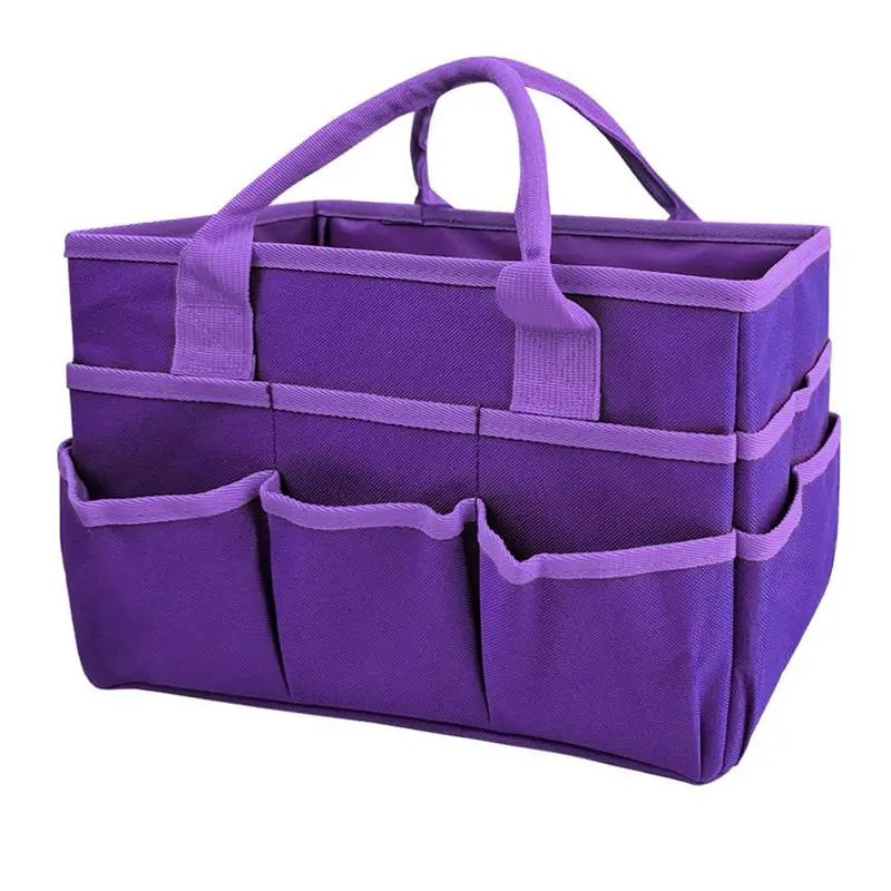 

Teacher Tote Bag Organizer Insert Bag 600D Oxford Cloth Portable Tote Bag Teacher Storage Bag Stationery Tote Organizer Bag