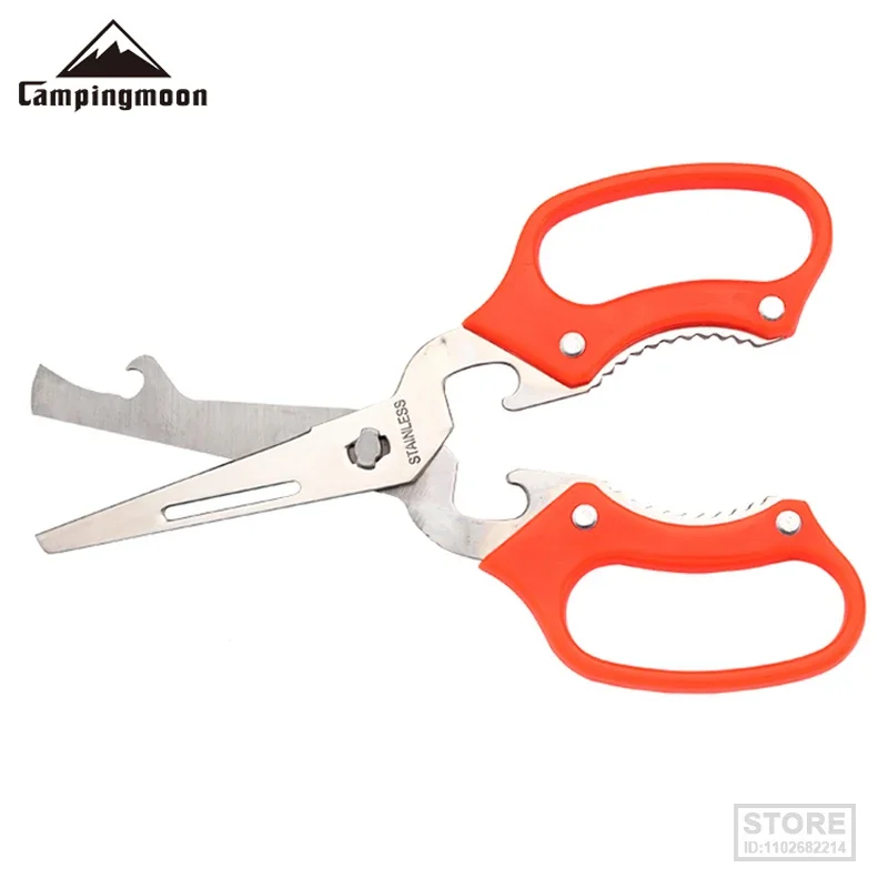 

Outdoor Camping Multifunctional Scissors Stainless Steel Professional Kitchen Scissors Detachable Kitchen Scissors