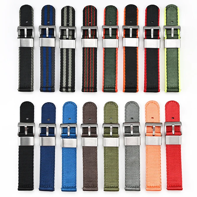 Colorful Woven Nylon Strap - Quick Release Universal Watch Band