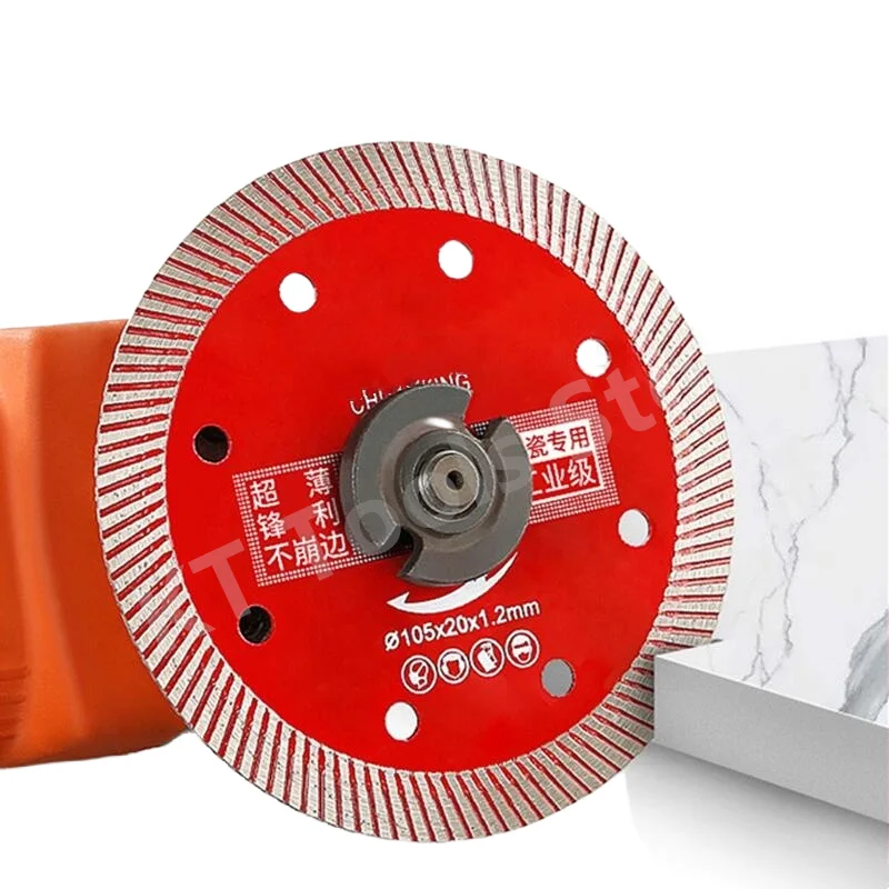 105mm Diamond Saw Blade Ultra-fine Corrugated Cutting Disc For Stone Ceramic Tile Efficient Durable Cutting Saw Blade Tools