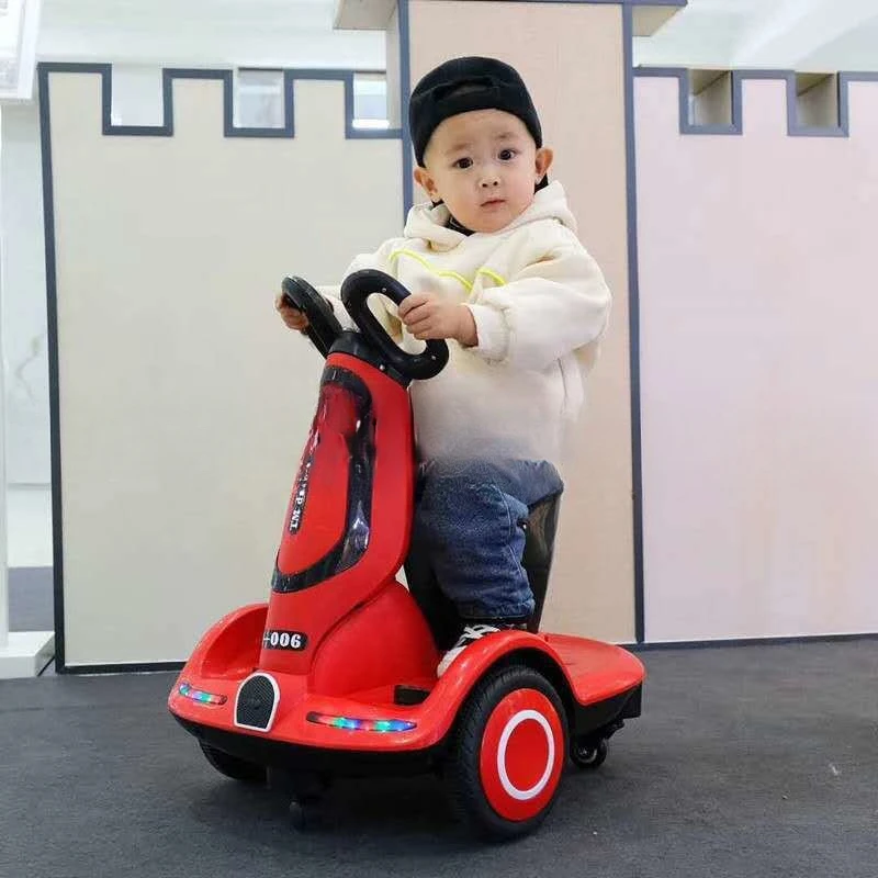 

kids car electric motorbike Rechargeable rider with remote control toy stroller student scooter infant drift balance car