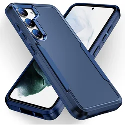 Hybrid Protection Armor Case - Durable and Stylish Protective Cover for Galaxy A57 (Navy Blue)