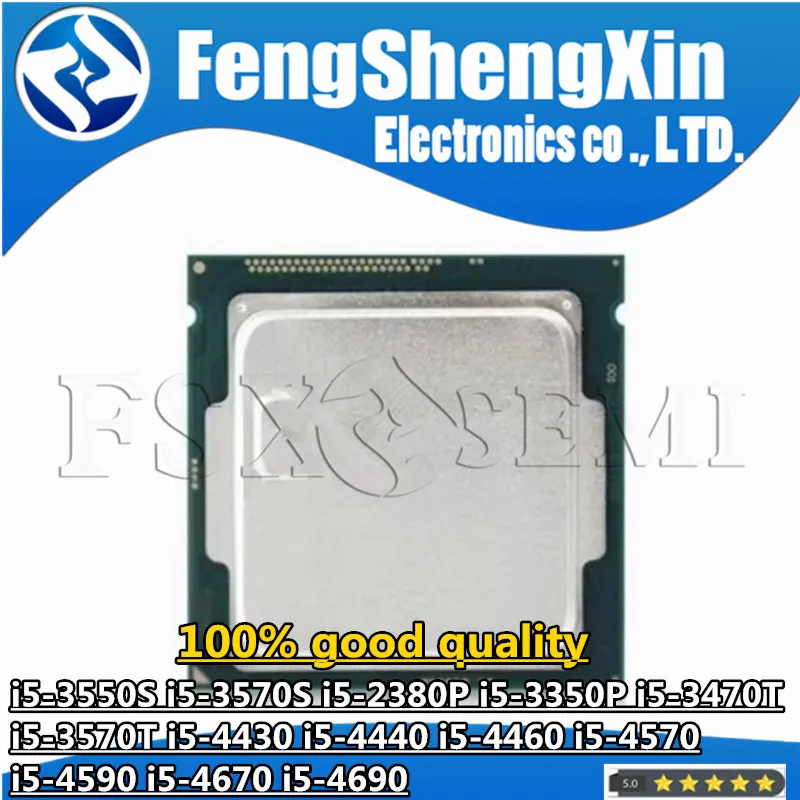 100% Lavoro I5-3550S I5-3570S I5-2380P I5-3350P I5-3470T I5-3570T I5-4430 I5-4440 I5-4460 I5-4570 I5-4590 I5-4670 I5-4690 Cpu
