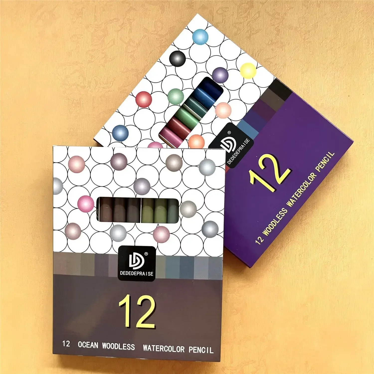 Color Pencils Woodless Watercolor Pencils 12 Drawing Pencils Set For Adults Students Artists