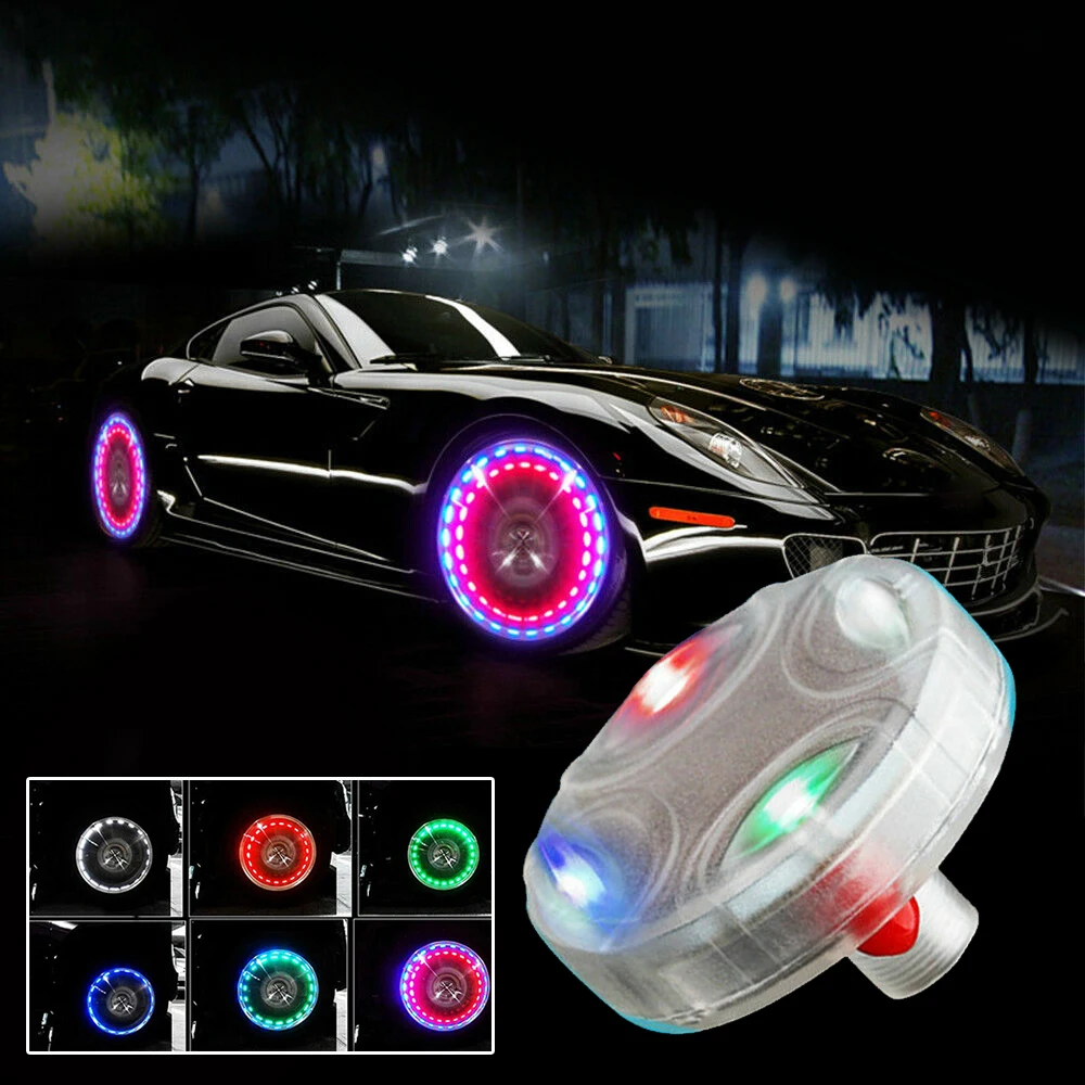 

Car RGB Solar Tire Lamp 4 Mode 12LED Energy Flash Wheel Tire Rim Light For Auto Decoration Colorful Atmosphere Lamps Accessories