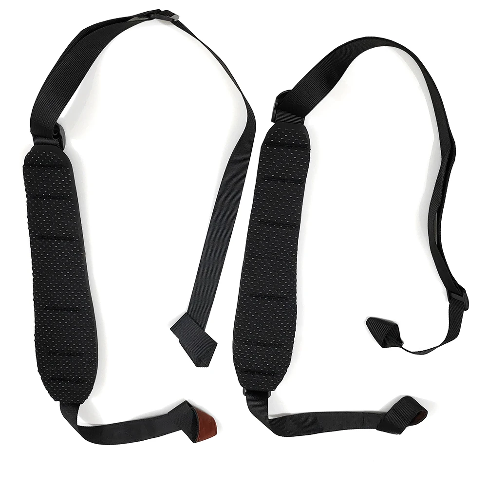 Enhanced Tactical Adjustable Nylon Sling Belt with Shock-Absorbing Shoulder Strap for Air Rifles and Shotguns