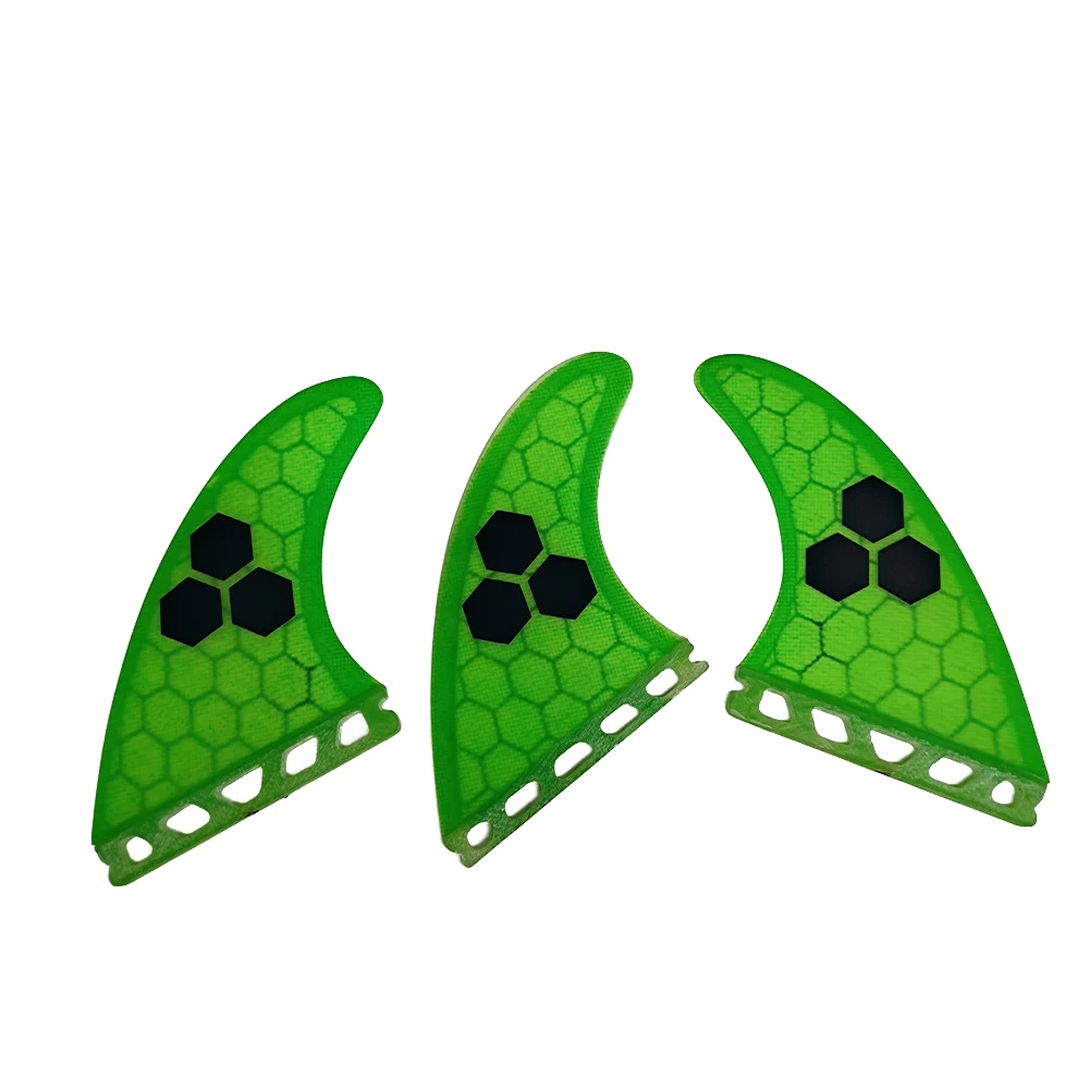 UPSURF FUTURE Green FINS G3/G5/G7/AM2/GAM Surfboard Fins For Surf Accessories Thruster Quillas Surf Fins For Funboard Tri Fin 4