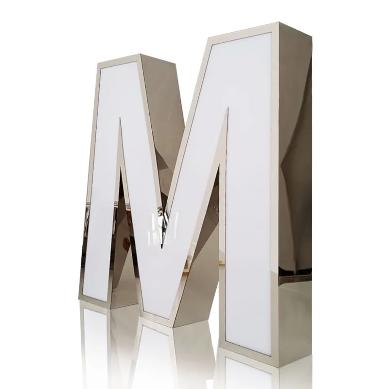 50mm acrylic letters perspex 3d lettering sign