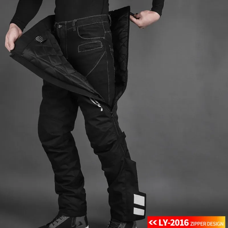 오토바이 저지 및 바지 따뜻한 겨울 속옷, 통기성 여름 스포츠 레이싱 슈트 바지, 라이딩 사이클링 8 LYSCHY 겨울 야외 따뜻한 오토바이 바지, 탈착식 퀵릴리즈 바지, 무릎 패드, 낙하 방지 방풍 라이딩 바지