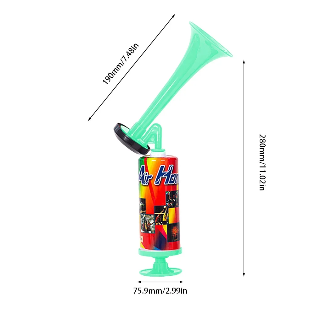 Handheld Air Horn with Loud Voice Football Stadium Horn Soccer Air Cheering Horn for Boating Sports Events Birthday Parties