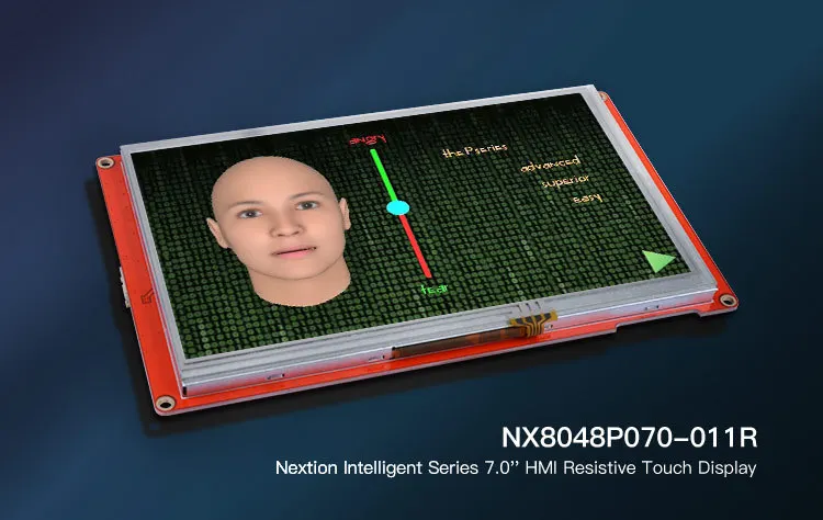 

Intelligent version resistance screen 7-inch human-machine interaction HMI English version NX8048P070-011R