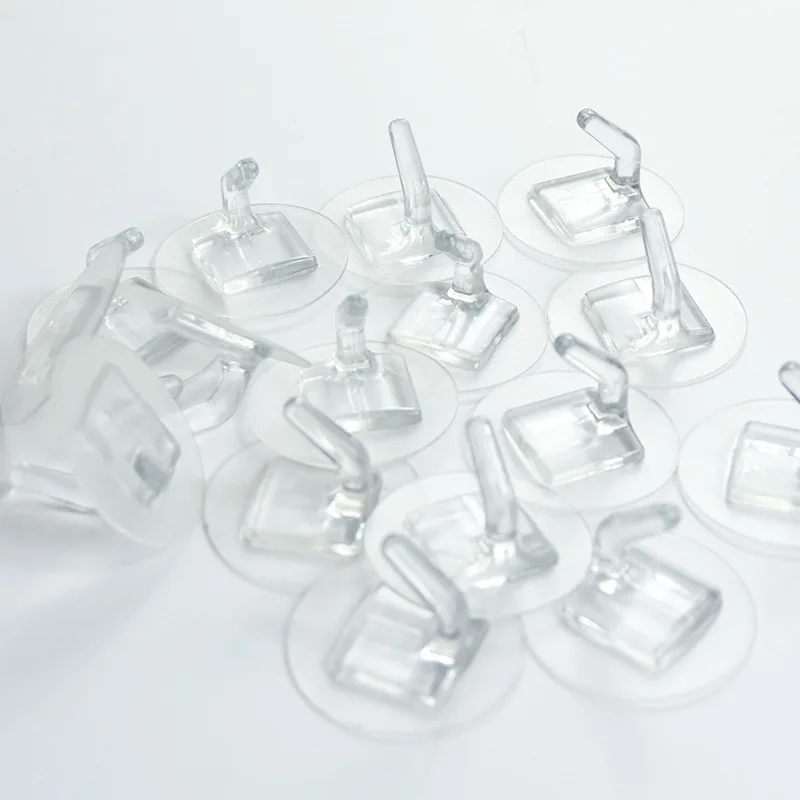 

Sticky Hook Multi-purpose Hook Powerful Creative Kitchen Punch-free Suction Cup Traceless Transparent Storage Small Hook