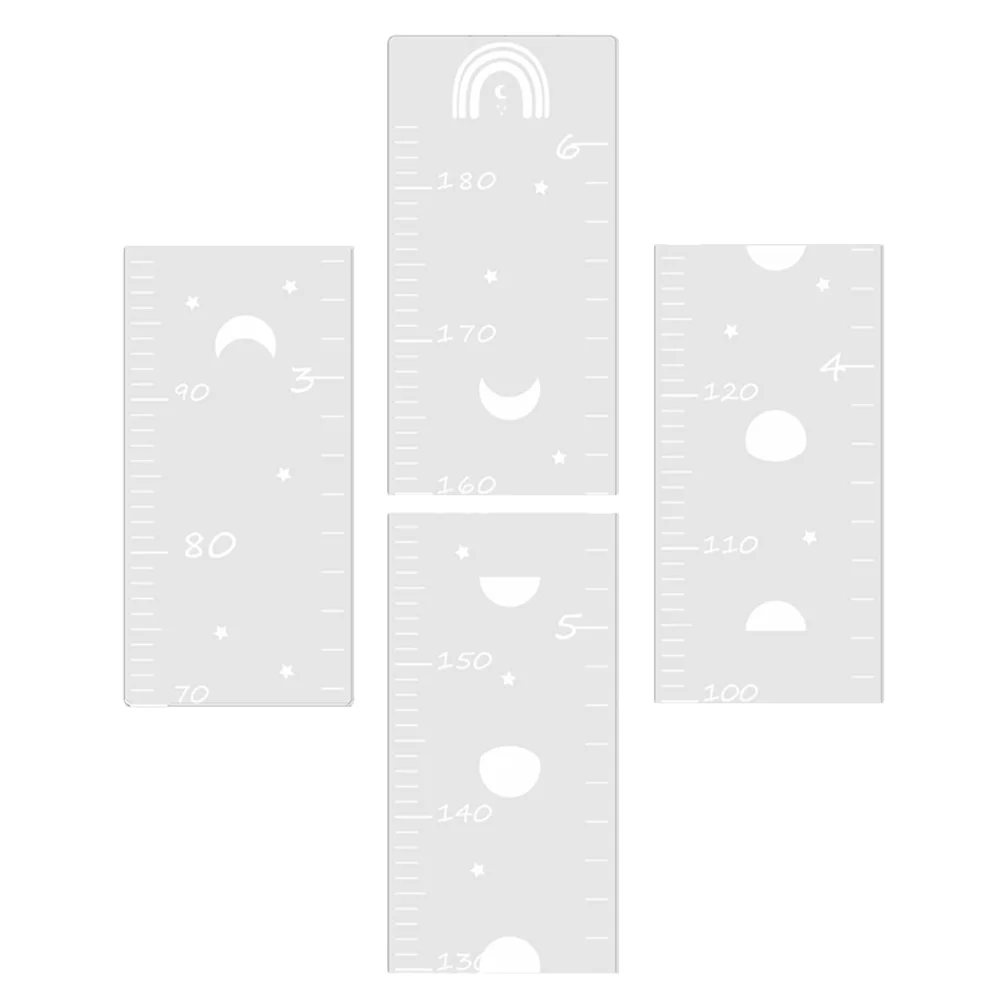 

Acrylic Height Ruler Child Home Decor Measurement Growth Chart Mirror Sticker for Children