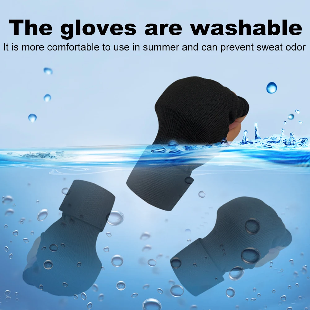 Gel Boxing Gloves Half Finger Boxing Gloves Fist Hand Protection Training Accessories
