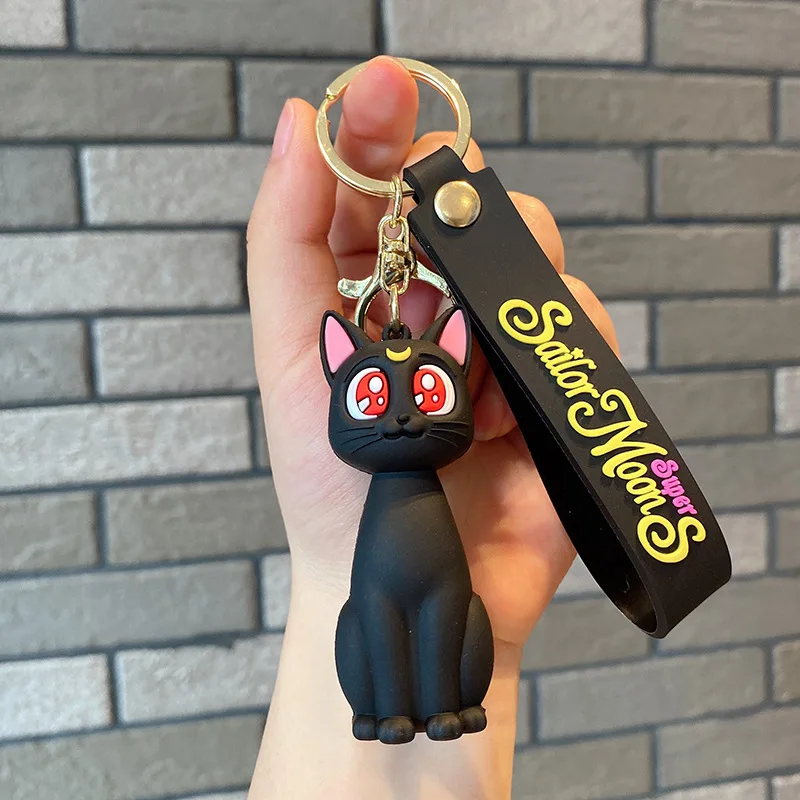 Thread Keychain Clip - Luna