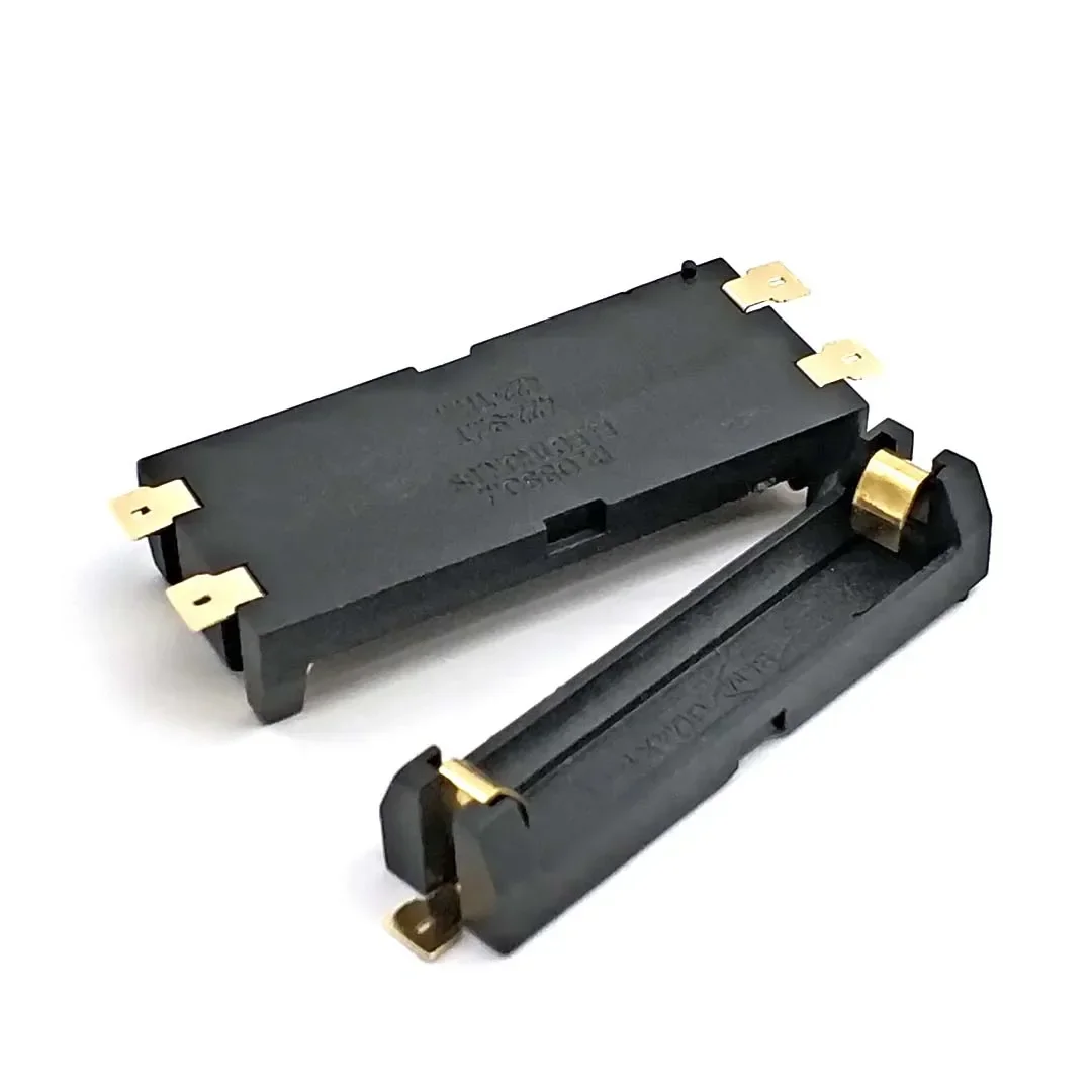 1/2 Slot AAA Battery Holder SMD SMT Battery Box with Bronze Pins DIY Lithium Spring Box battery holder battery box